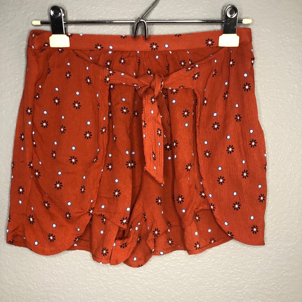Flowy Patterned Shorts